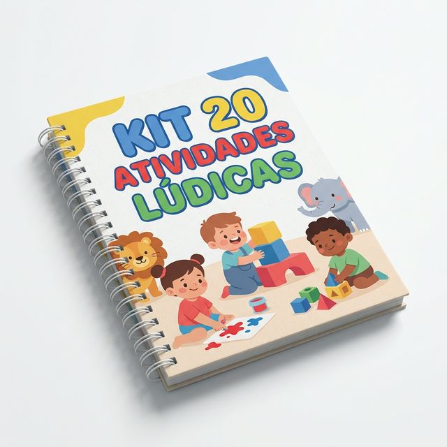 Capa do Kit 20 Atividades Lúdicas